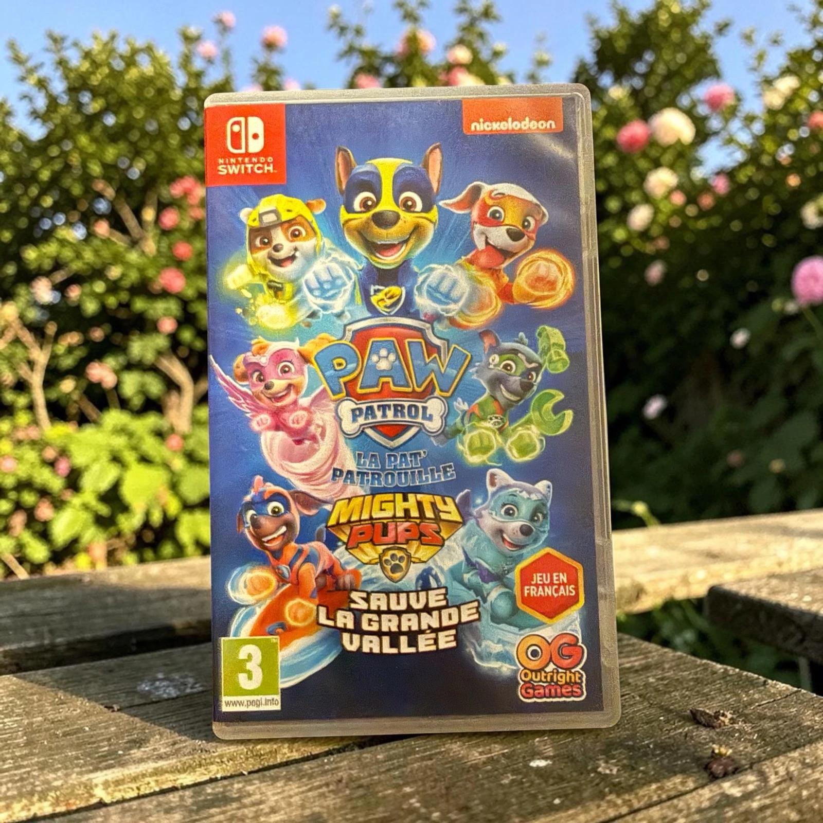 🎮 Nintendo Switch – La Pat’ Patrouille Mighty Pups : Sauve la Grande Vallée – Très bon état